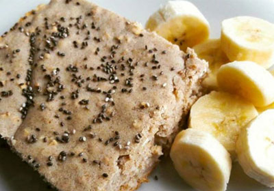 PÃO DE BANANA COM CANELA