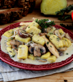 gnocci com cogumelos